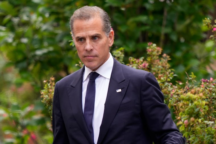 FILE - Hunter Biden departs from federal court in June in Wilmington, Del.