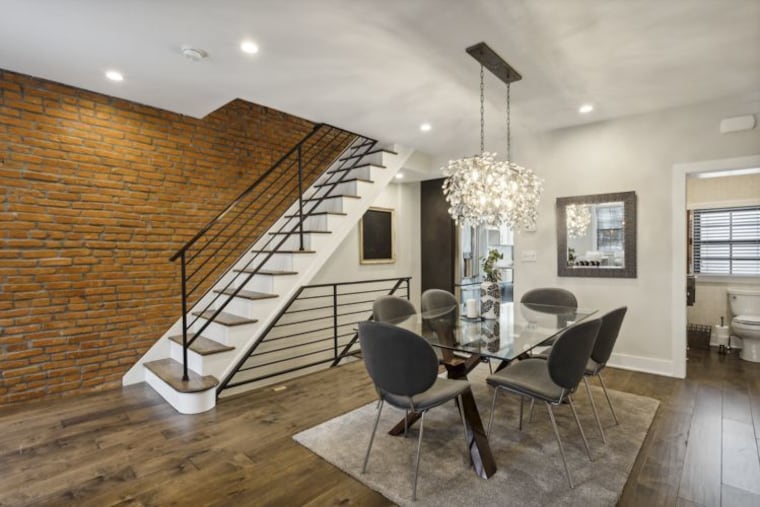 The dining area of the Fairmount home.