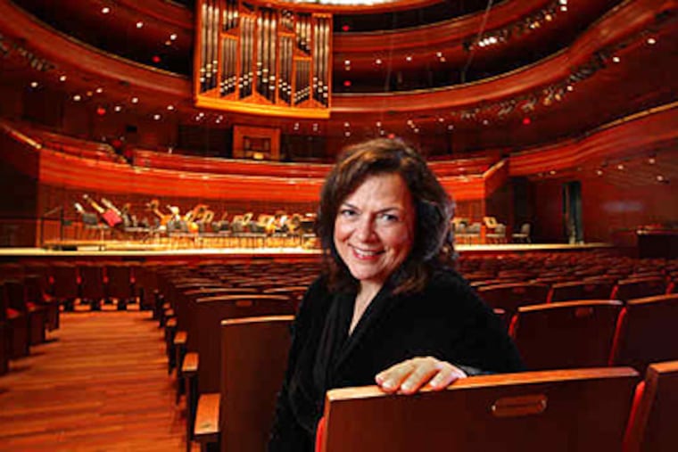 'I'm not going to offer any guarantees,' said Allison B. Vulgamore, Philadelphia Orchestra's CEO and president for 7 months. (Michael Bryant/Staff)