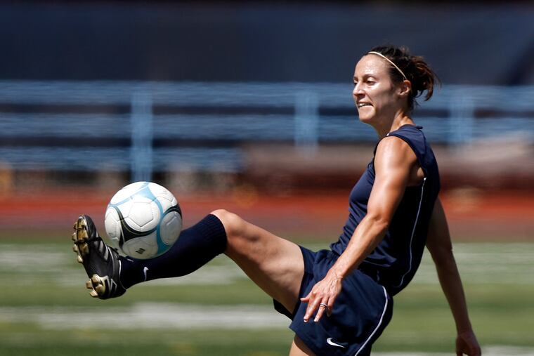 Kate Markgraf during a June 2007 training session.