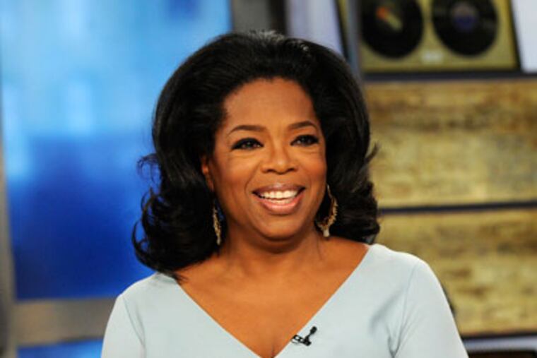 In this image released by CBS, Oprah Winfrey appears on "CBS This Morning," with co-host Charlie Rose, Monday, April 2, 2012 in New York. Winfrey says she still has faith in her troubled cable network. Appearing on the morning show, Winfrey told the show's co-host _ and her best friend _ Gayle King that she believes the Oprah Winfrey Network will fulfill its mission of transforming viewers' lives. But if viewers don't respond, Winfrey says: “I will move on to the next thing.” OWN has struggled to build an audience since its launch in January 2011. (AP Photo/CBS, Heather Wines)