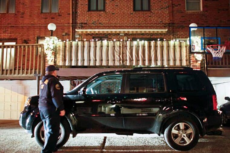 File photo: Police believe this black Honda SUV, on 17th Street near Hartranft in Packer Park, was the getaway car in the 2012 slaying of Gino DiPietro, 50. A law-enforcement source said DiPietro may have made enemies by cooperating with authorities in jail. (Joseph Kaczmarek/For the Daily News)