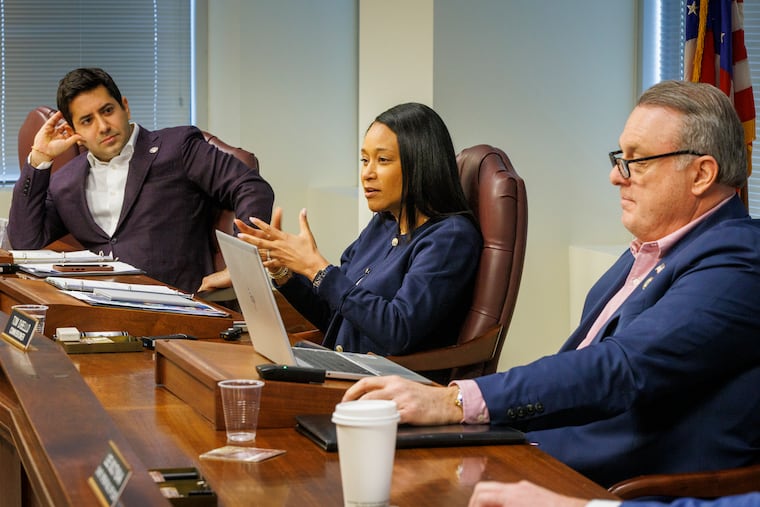 Montgomery County Commissioners vote on resolution to keep U.S. Immigration and Customs Enforcement from county property in civil immigration matters on Thursday, March 5, 2026.