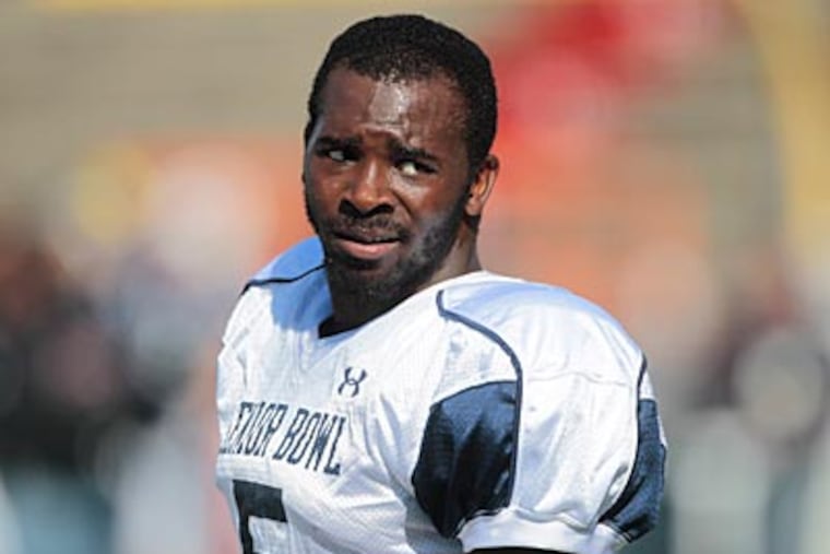 Temple's Jaiquawn Jarrett looks on during Senior Bowl practice on Wednesday, Jan. 26. (Dave Martin/AP Photo)