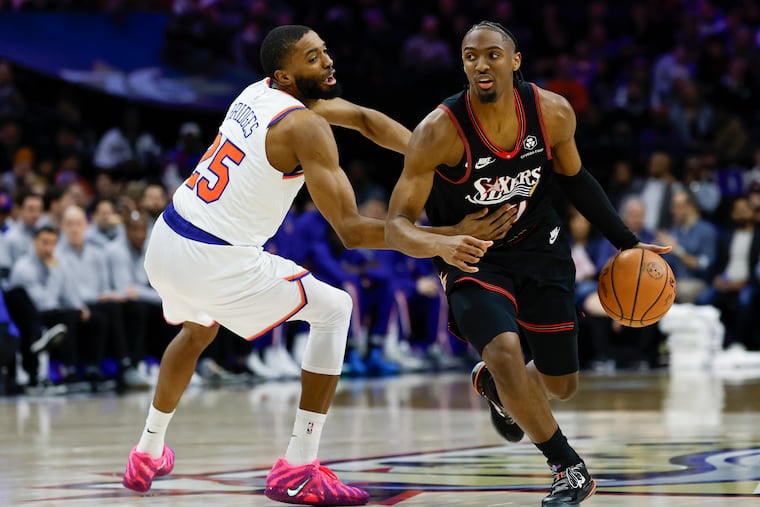 Tyrese Maxey and the Sixers will play the Charlotte Hornets on Monday at 3 p.m.