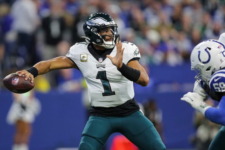 Jalen Hurts is having an MVP-caliber season and is on the verge of leading the Eagles to the playoffs for the second straight season.