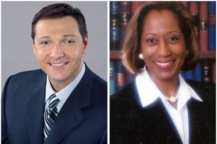 Vince DeMentri and Bahamian United Nations ambassador Paulette Bethel. DeMentri was arrested Thursday night in New York for allegedly slapping Bethel's driver.