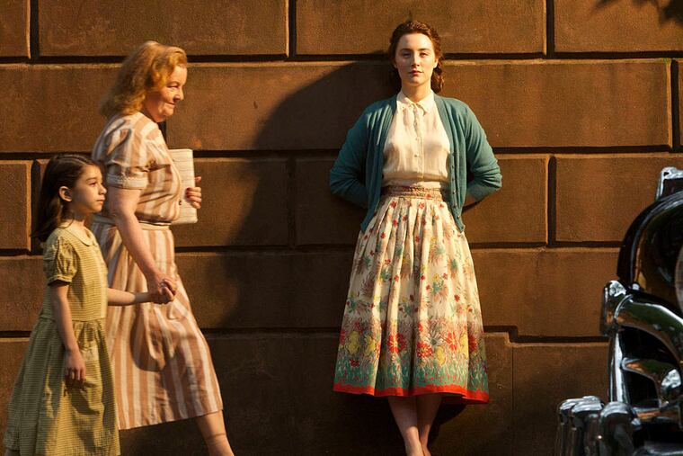 Saoirse Ronan in Brooklyn, playing at the Philadelphia Film Festival.