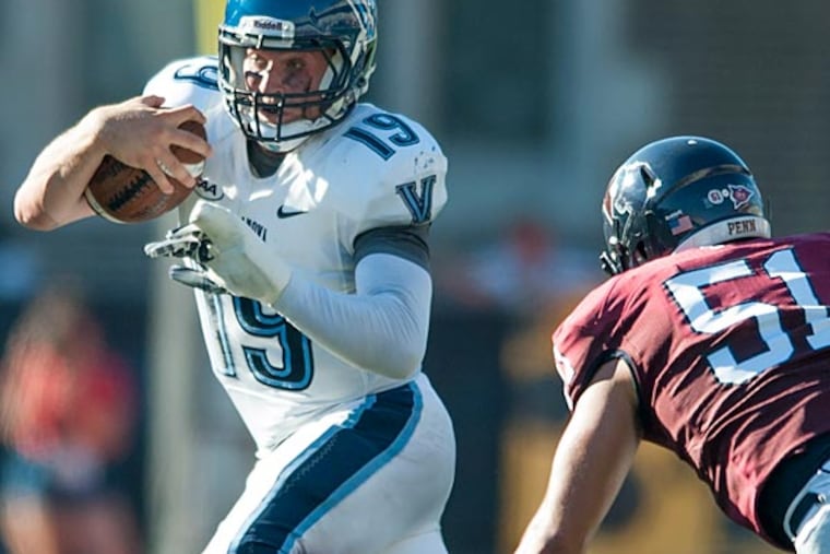 Villannova quarterback John Robertson. (Clem Murray/Staff Photographer)