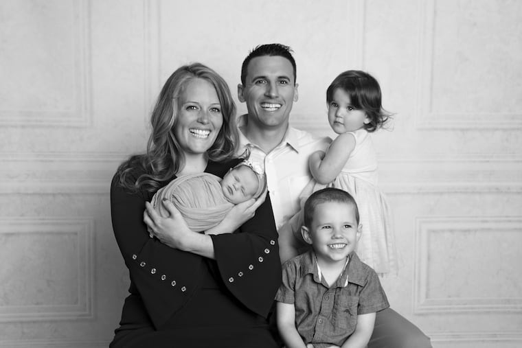 Kelly and Danny with kids (from left to right: Anna, JJ and Maddy)