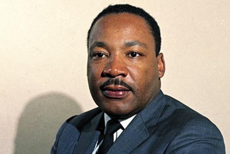 Dr. Martin Luther King, Jr. is seen, date and location unknown. (AP Photo)