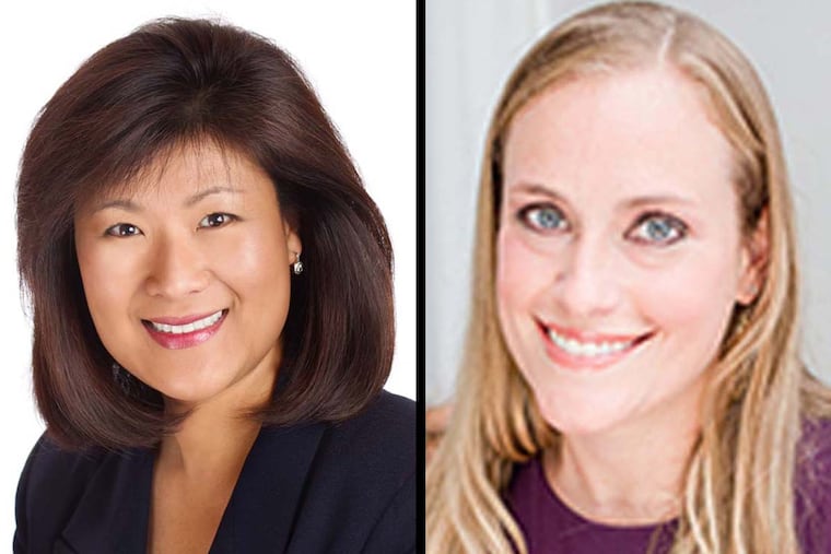 Ann Sung Ruckstuhl (right) and Ashley Rosser.