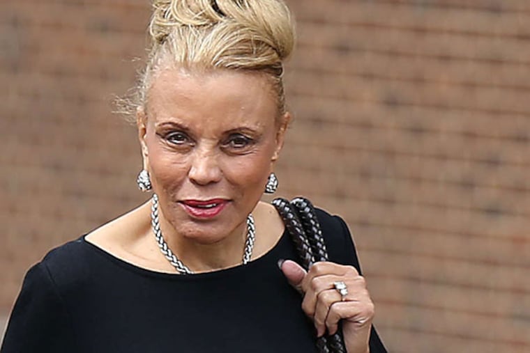 Dorothy June Brown leaves federal court in September. DAVID MAIALETTI / STAFF PHOTOGRAPHER