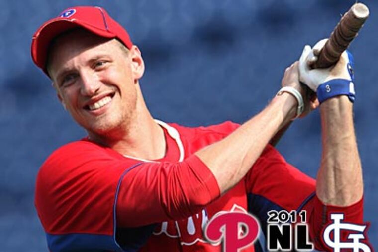 Hunter Pence and the Phillies batters will need solid numbers against the Cardinals. (Michael Bryant/Staff Photographer)