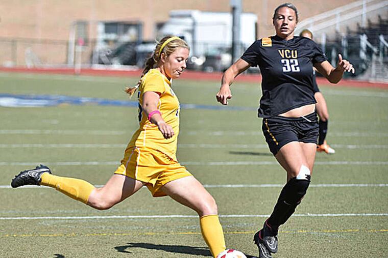 La Salle soccer player Kelsey Haycook. (Photo courtesy of La Salle University)