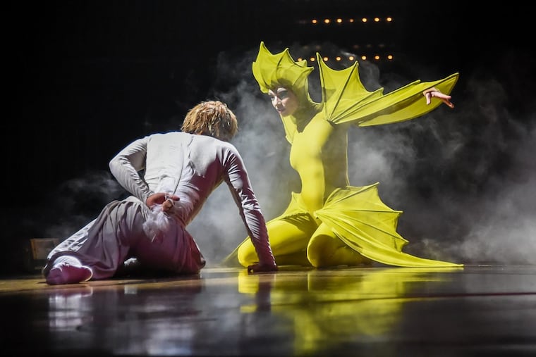 "Varekai" by Cirque du Soleil will be at the Liacouras Center this weekend.
