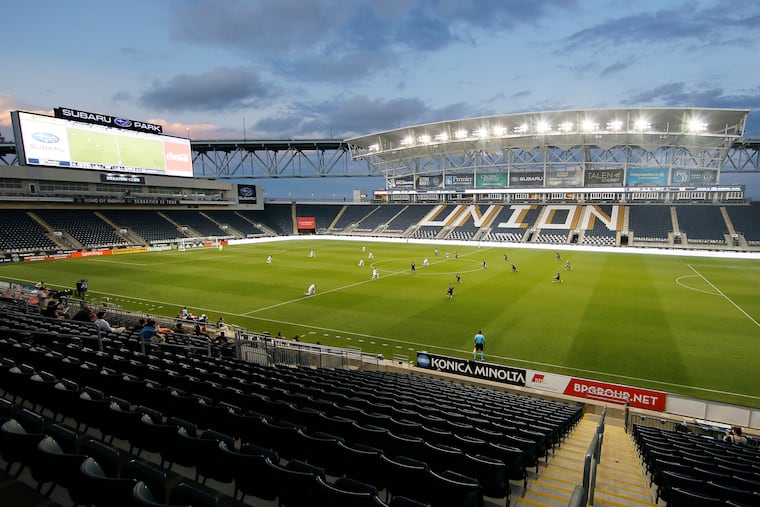 The Union will become the first sports team in the Philadelphia area to host fans at a game during the coronavirus pandemic when they open the gates of Subaru Park for Sunday’s 7:30 p.m. game against the Montreal Impact.