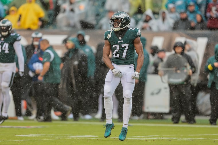 Philadelphia Eagles cornerback Zech McPhearson (27) has made several big plays on special teams this season.