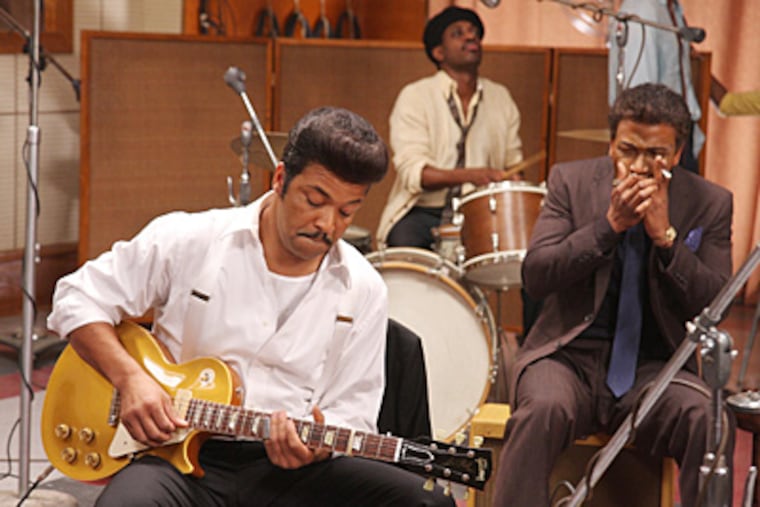 Jeffrey Wright (left) stars as "Muddy Waters" and Columbus Short as "Little Walter" in "Cadillac Records," a new drama by Sony BMG Film, Parkwood Pictures and Tristar Pictures.