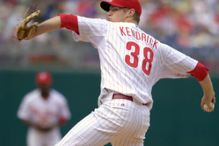 Kyle Kendrick again gave the Phils a quality start as he improved to 3-0.