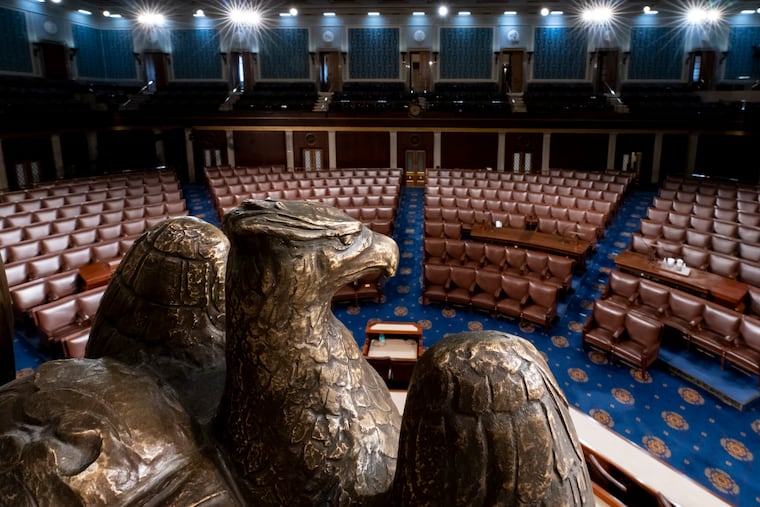 The chamber of the House of Representatives, where President Joe Biden will deliver his State of the Union speech Tuesday night.