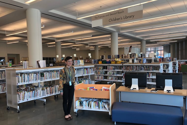 Link Ross, children's librarian at the South Philadelphia branch of the Free Library.