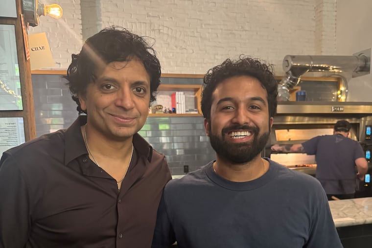 M. Night Shyamalan with Viraj Thomas of Char.
