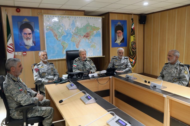 Top-ranking Iranian army commanders meet on Monday, June 23, 2025.
