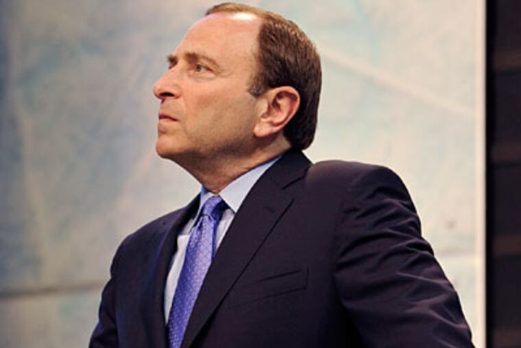 NHL commissioner Gary Bettman called the 2008 Winter Classic "the ultimate reality show." (Jim Mone/AP Photo)