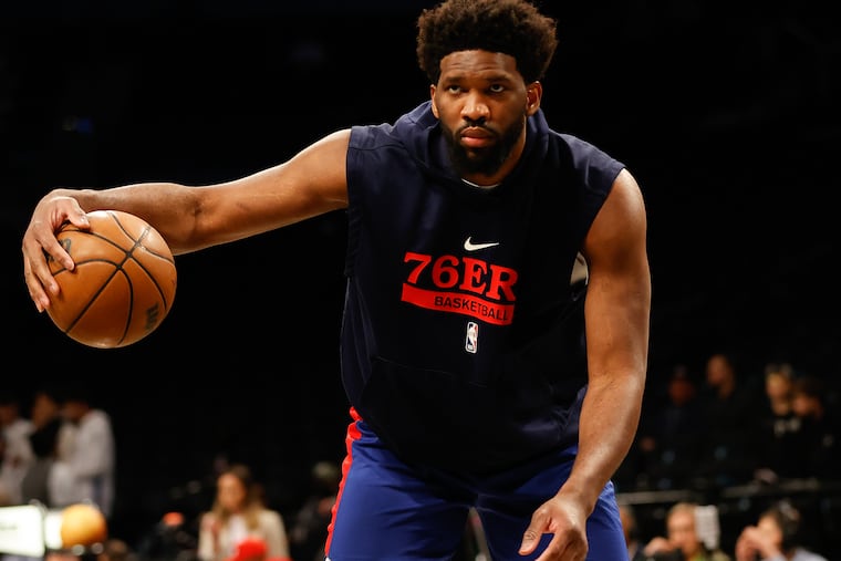 Sixers center Joel Embiid is listed as doubtful for their Game 1 Eastern Conference semifinal series against the Boston Celtics, which begins Monday night.