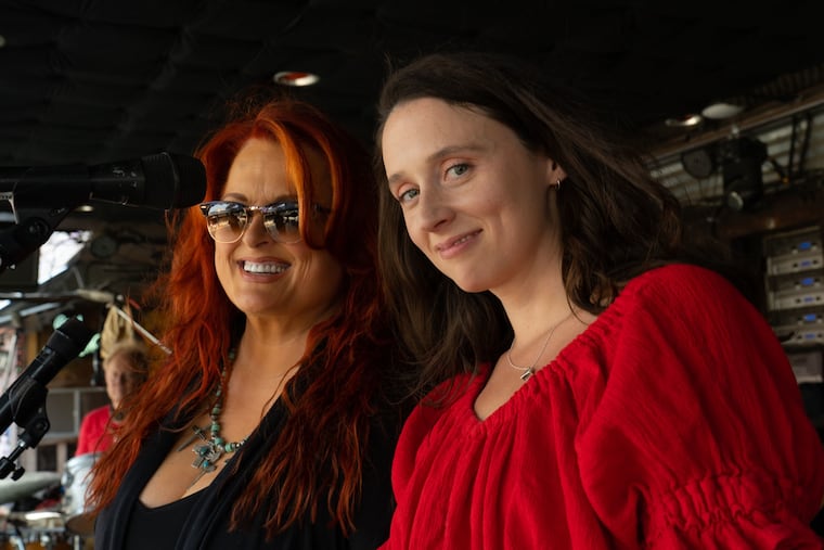 Wynonna Judd and Katie Crutchfield of Waxahatchee. Their new song is "Other Side."