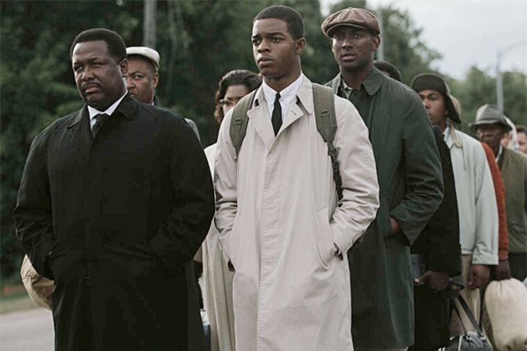 For Rep. John Lewis, the new movie "Selma" is poignant and personal - the civil-rights leader faced club-swinging police in the 1965 march.