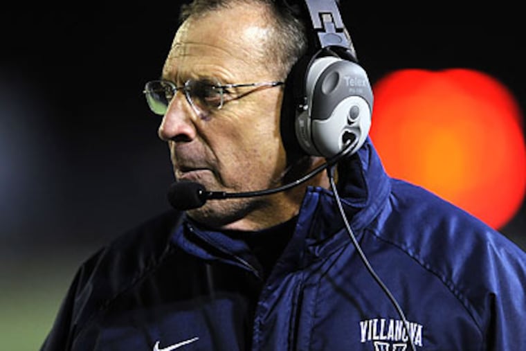 Nico D'Angelo picked Andy Talley's Villanova over Tulane, Rutgers, Temple, and Central Florida. (Michael Perez/AP file photo)