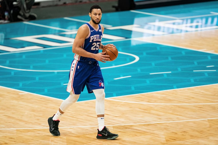 Ben Simmons is averaging 13.4 points, 8,1 rebounds, and 8.0 assists for the 76ers this season.