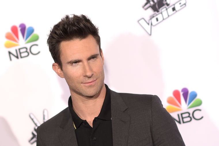 Singer Adam Levine attends NBC's "The Voice" Season 7 Red Carpet Event at Universal CityWalk on November 24, 2014 in Universal City, Calif. (Jason Kempin/Getty Images/TNS) **FOR USE WITH THIS STORY ONLY**