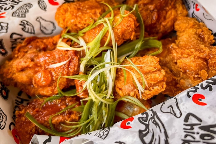 Fried padak chicken from Vons Chicken, 1714 Washington Ave.
