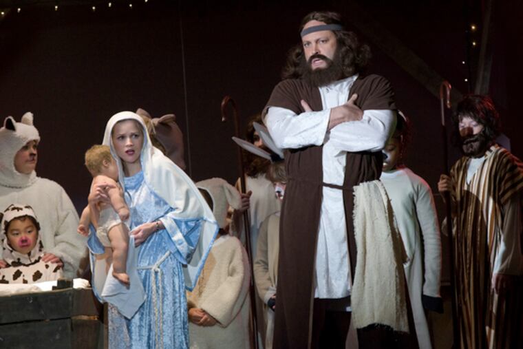 Reece Witherspoon (left) & Vince Vaughn are roped into church play.