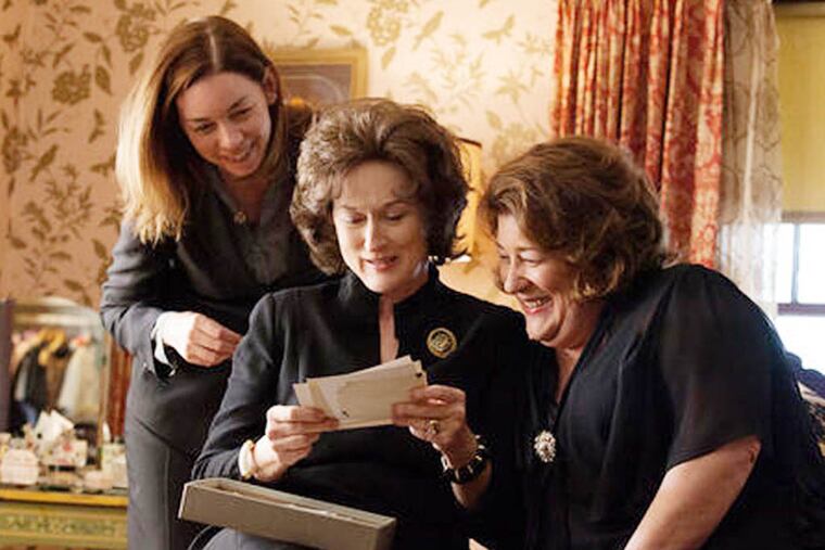 (L to R) Julianne Nicholson, Meryl Streep and Margo Martindale star in "August: Osage County." (Claire Folger/Weinstein Company )