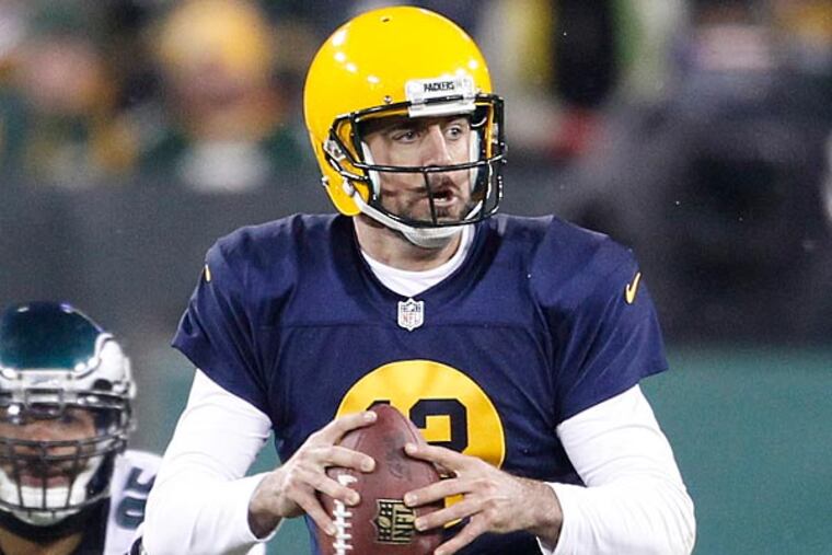 Packers quarterback Aaron Rodgers. (Ron Cortes/Staff Photographer)