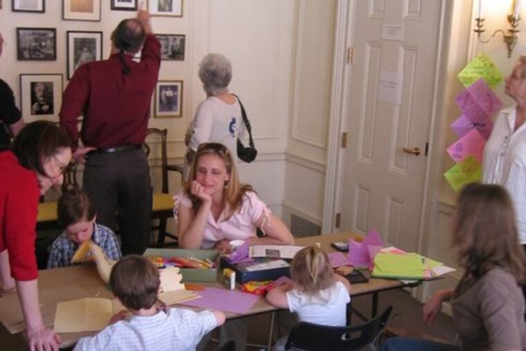 Kids can make books at the Sendak in Spring Festival this weekend.