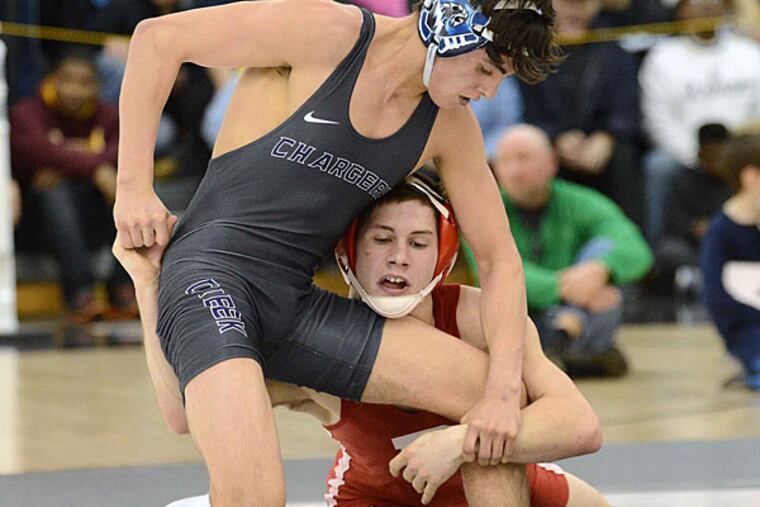 Timber Creek wrestler John Amato. (Photo by Gregg Kohl)