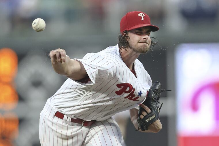 Aaron Nola was the Phillies' opening day starter.