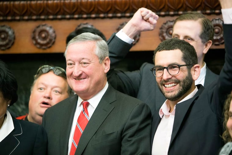 PhiilyClout: We'd like to take this opportunity to apologize, Mr. Mayor, for calling you a "Pasty White Dude" in this space last year. You ain't Miles Davis cool, but apparently you have some real street cred in the neighborhoods.