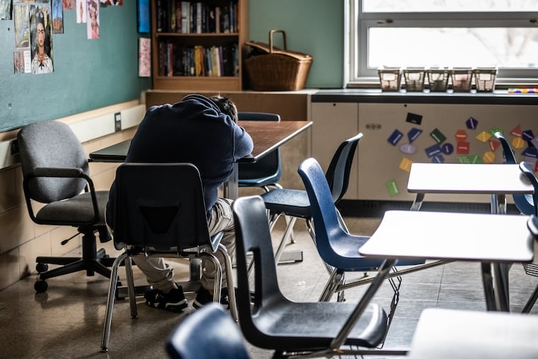 A teen's sleepiness during the day made for embarrassing moments in school. MUST CREDIT: Caroline Yang For The Washington Post