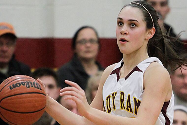 Gloucester Catholic's Mary Gedaka. (Steven M. Falk/Staff Photographer)