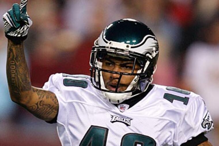DeSean Jackson said, "We love these big games. Sunday nights, Monday nights, the whole world is watching." (Ron Cortes/Staff Photographer)