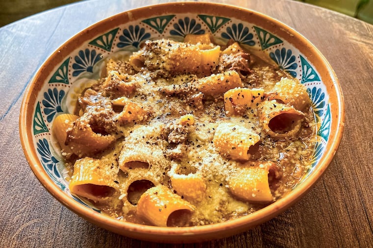 Mezze maniche all'amatriciana at DaMo Pasta Lab, 100½ S. 21st St.
