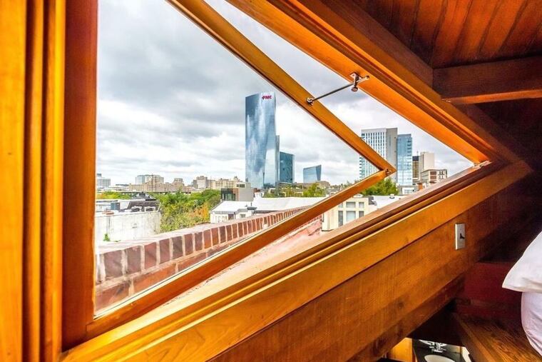 One of the view from the house designed by Anne Tyng in Fitler Square.