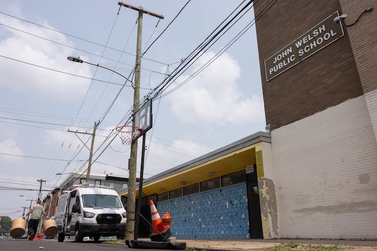 Welsh Elementary School in Norris Square is one of 20 Philadelphia schools facing potential closure.