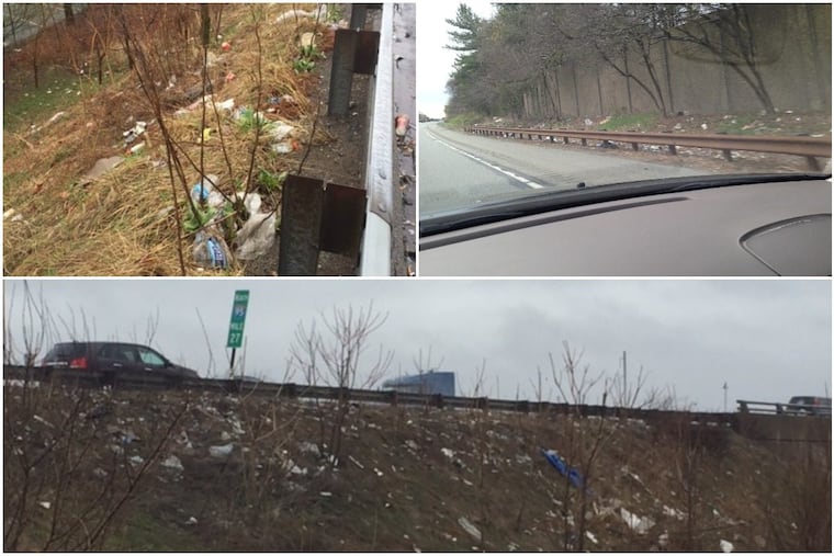 PennDot spent $5.6 million cleaning up litter and debris along its roads in Bucks, Chester, Delaware, Montgomery, and Philadelphia counties between July 2016 and June 2017.